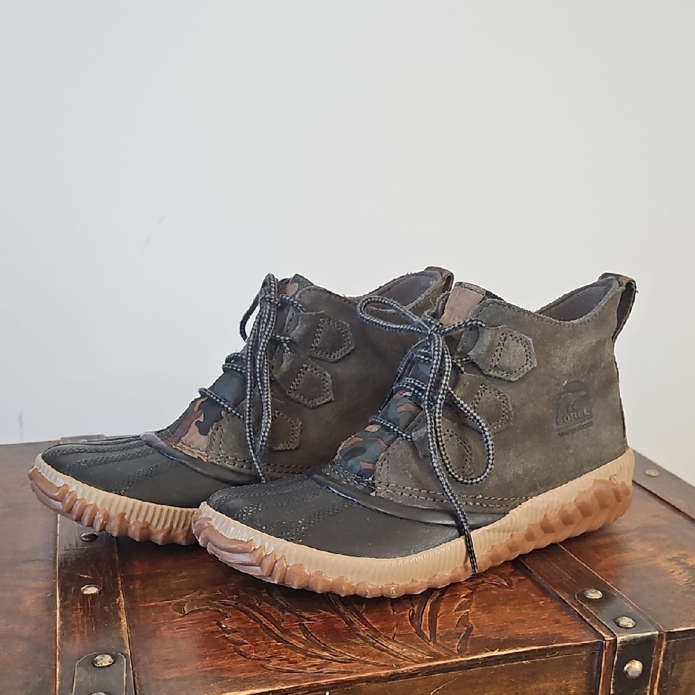 Sorel Out N About Plus Camo Boot - Women's Alpine Tundra Size 7